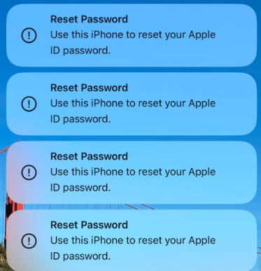 Apple Password Reset Scam Requests