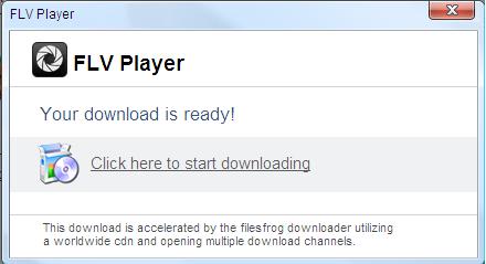 Fake FLV Player website download