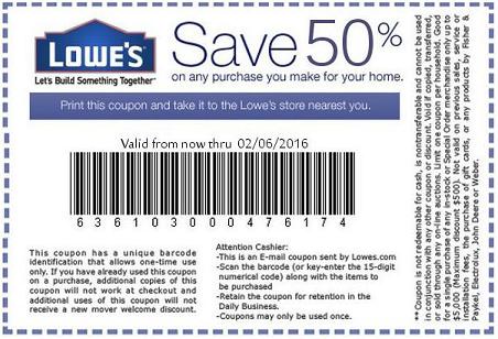 Lowe's coupon