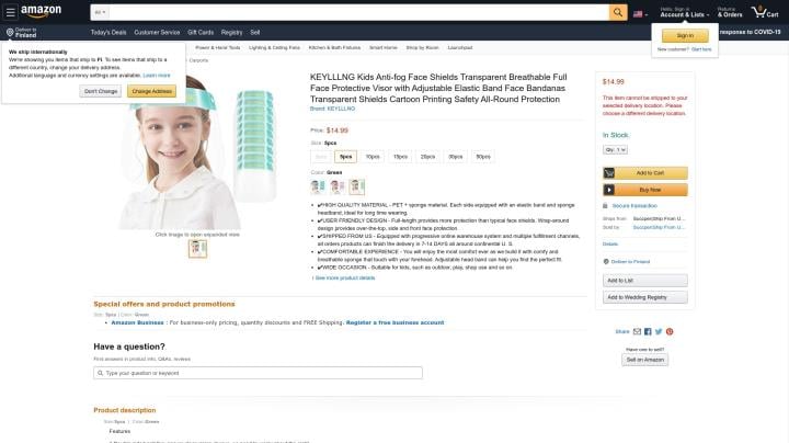 Is Amazon Keylllng Face Shield a Scam?