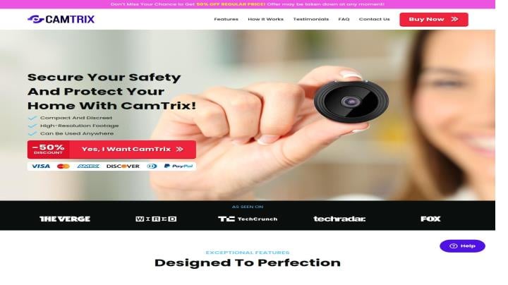 Is Camtrix a Scam at getcamtrix.com? thumbnail