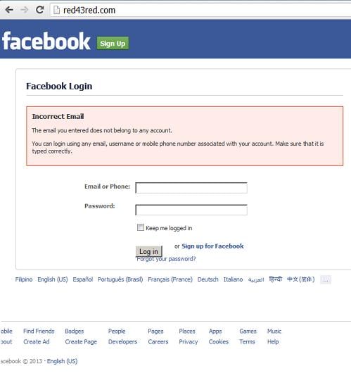 Facebook Scam - 