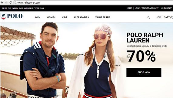 Questionable Online Store Ralph Lauren Fakes, Scams And Frauds Of Internet  