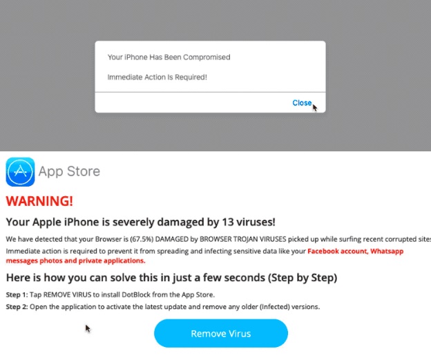 apple security breach scam