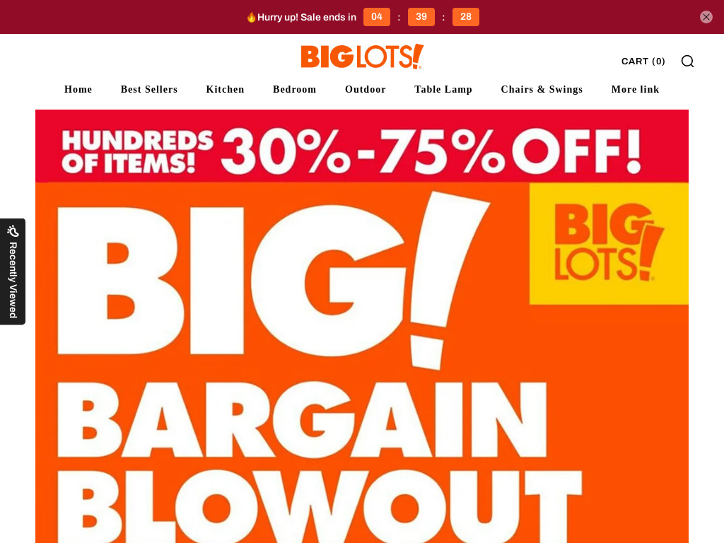 Big Lots Online Store located at biglots-stores.com