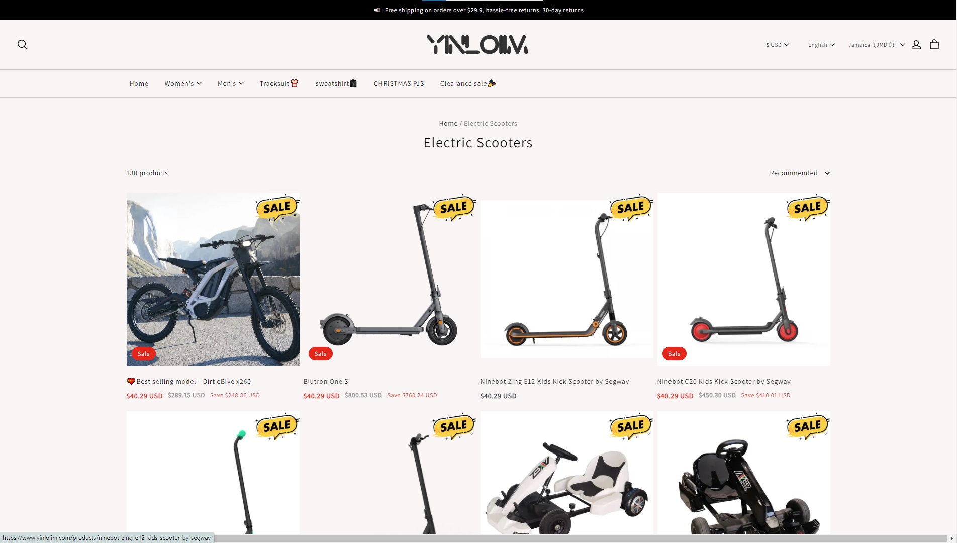 Yinloiim at yinloiim.com Scam Store